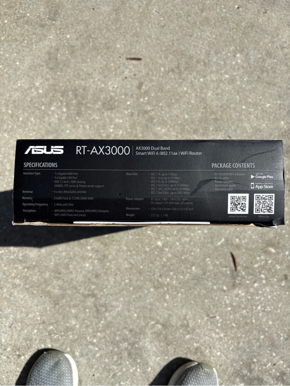 ASUS RT-AX3000 Dual-Band WiFi 6 Router - Black - Picture 4 of 4